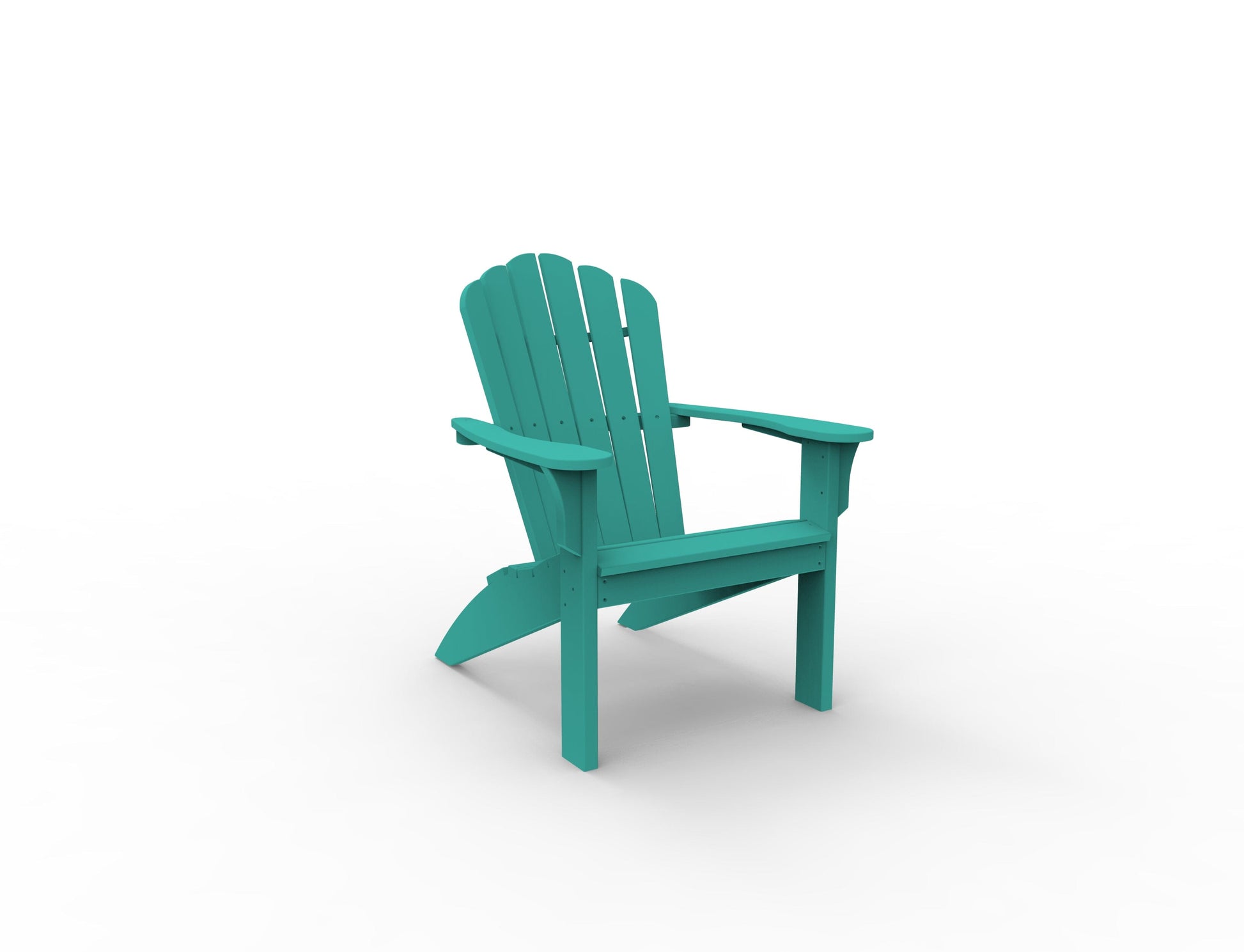 Coastline Harbor View Adirondack Chair by Seaside Casual Outdoor Adirondack Chair Seaside Casual Furniture Teal No - Fitted Cushions 