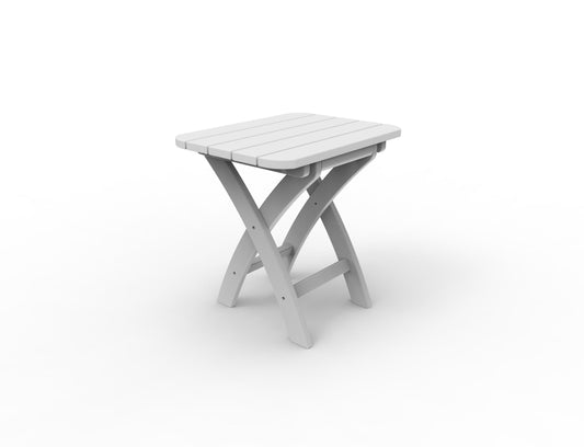 Coastline Harbor View Folding Side Table by Seaside Casual Outdoor Side Table Seaside Casual Furniture 