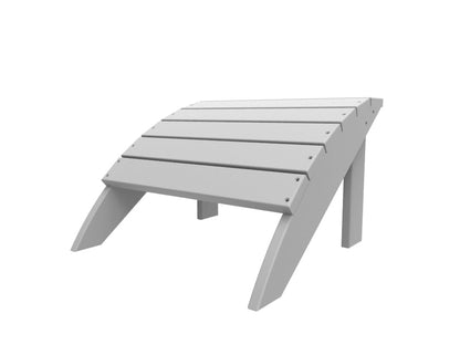 Coastline Harbor View Foot Stool by Seaside Casual Outdoor Footstool Seaside Casual Furniture Gray 