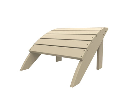 Coastline Harbor View Foot Stool by Seaside Casual Outdoor Footstool Seaside Casual Furniture Natural 