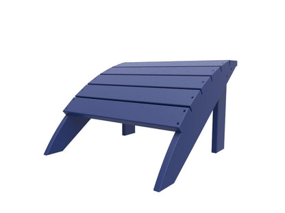 Coastline Harbor View Foot Stool by Seaside Casual Outdoor Footstool Seaside Casual Furniture Navy 
