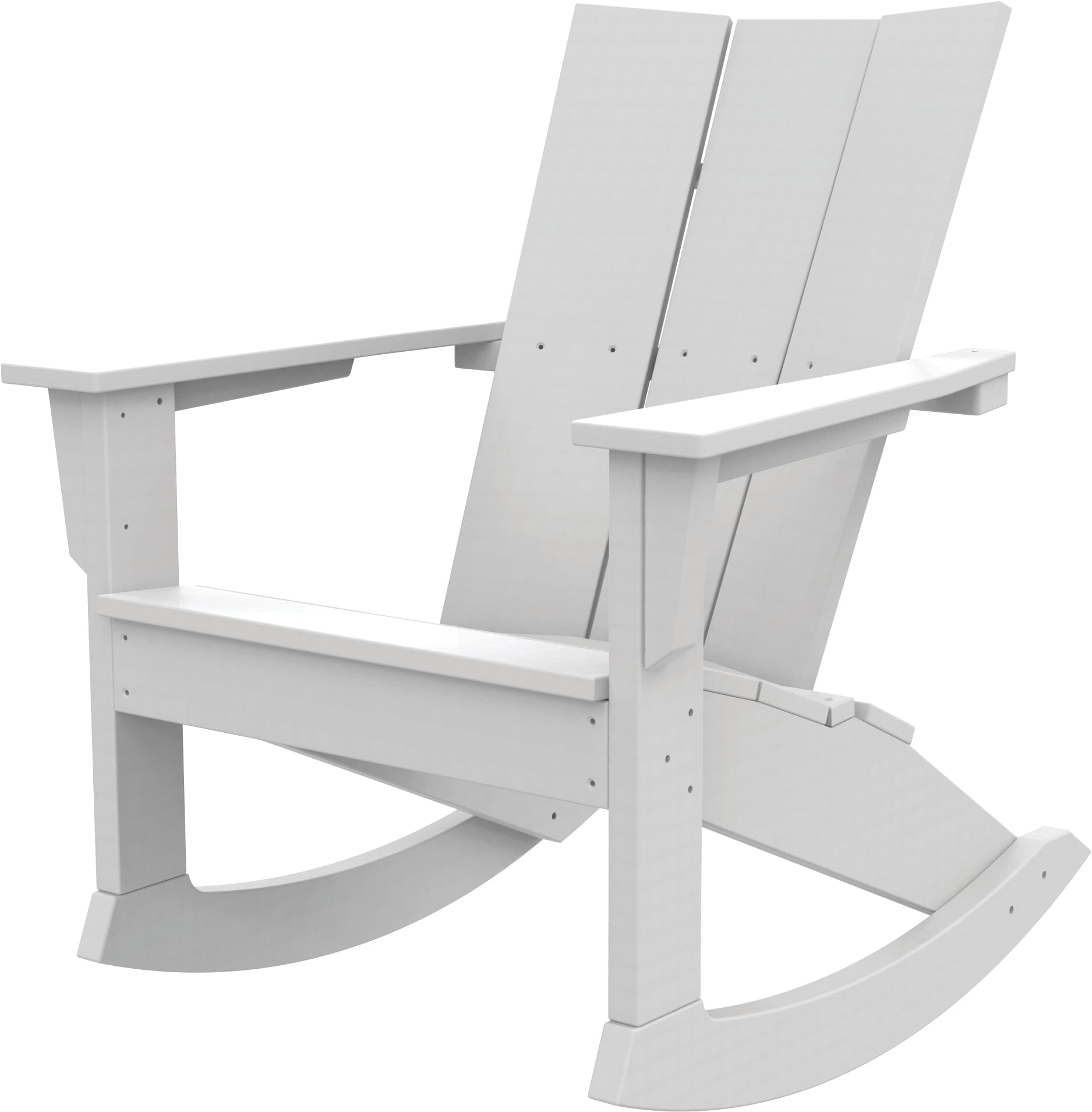 Coastline Monterey Adirondack Rocker by Seaside Casual Outdoor Rocking Chair Seaside Casual Furniture Natural No - Fitted Cushion 