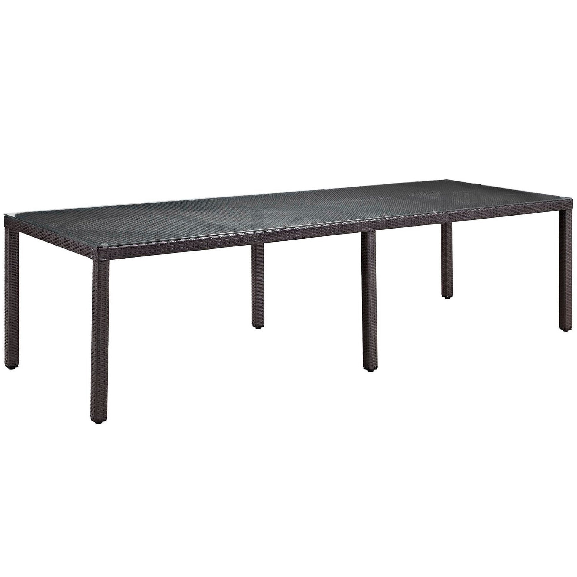 Convene 114" Outdoor Patio Dining Table in Espresso by Modway (EEI-1921) Dining Table Modway 