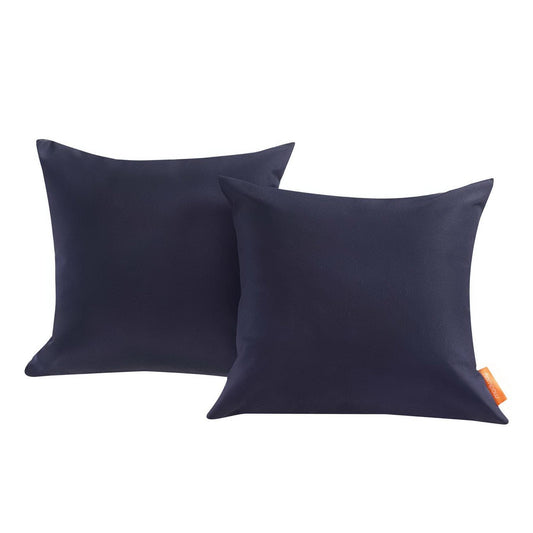 Convene 2 Piece Outdoor Patio Pillow Set in Navy by Modway (EEI-2001) Pillow Modway 