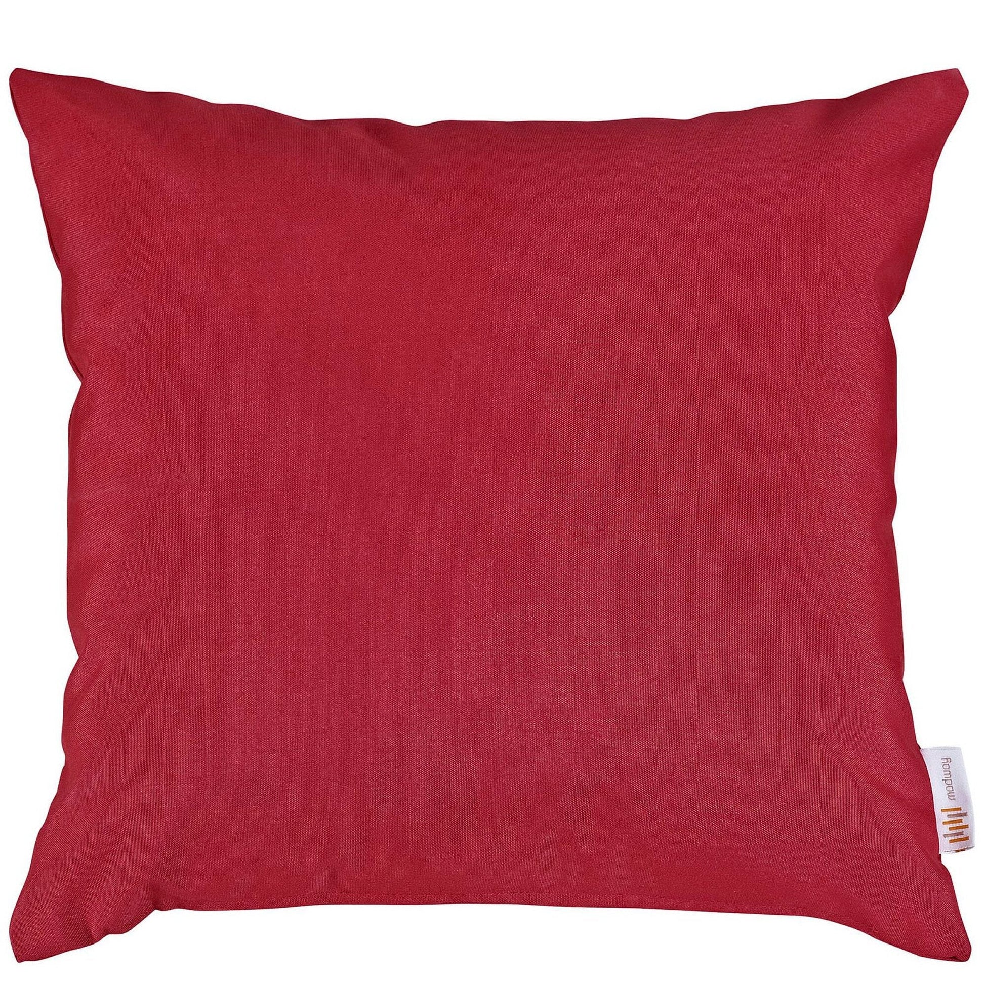 Convene 2 Piece Outdoor Patio Pillow Set in Red by Modway (EEI-2001) Pillow Modway 