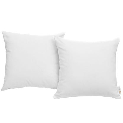 Convene 2 Piece Outdoor Patio Pillow Set in White by Modway (EEI-2001) Pillow Modway 