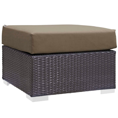 Convene 3 Piece Outdoor Patio Sofa Set in Espresso Mocha by Modway (EEI-2364) Conversation Set Modway 