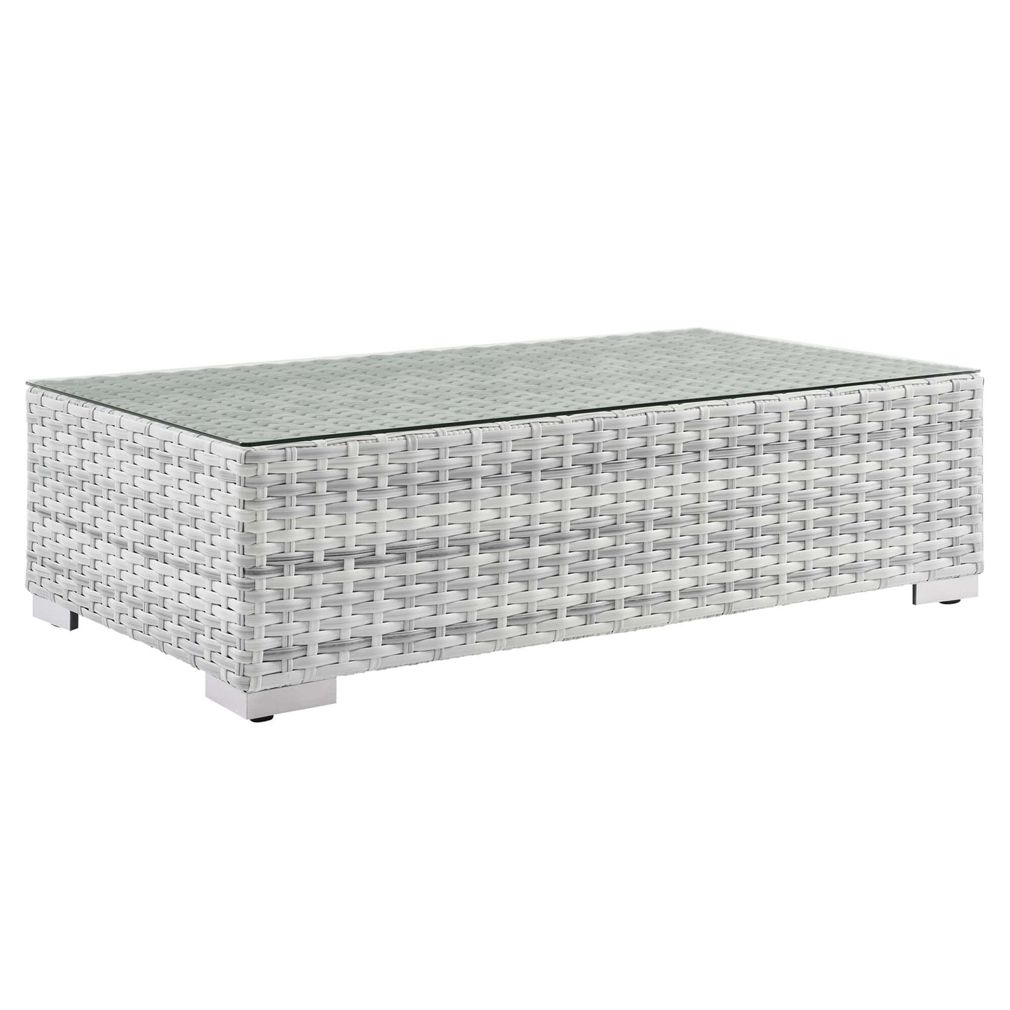 Convene 6-Piece Outdoor Patio Set in Light Gray Gray by Modway (EEI-5449) Conversation Set Modway 