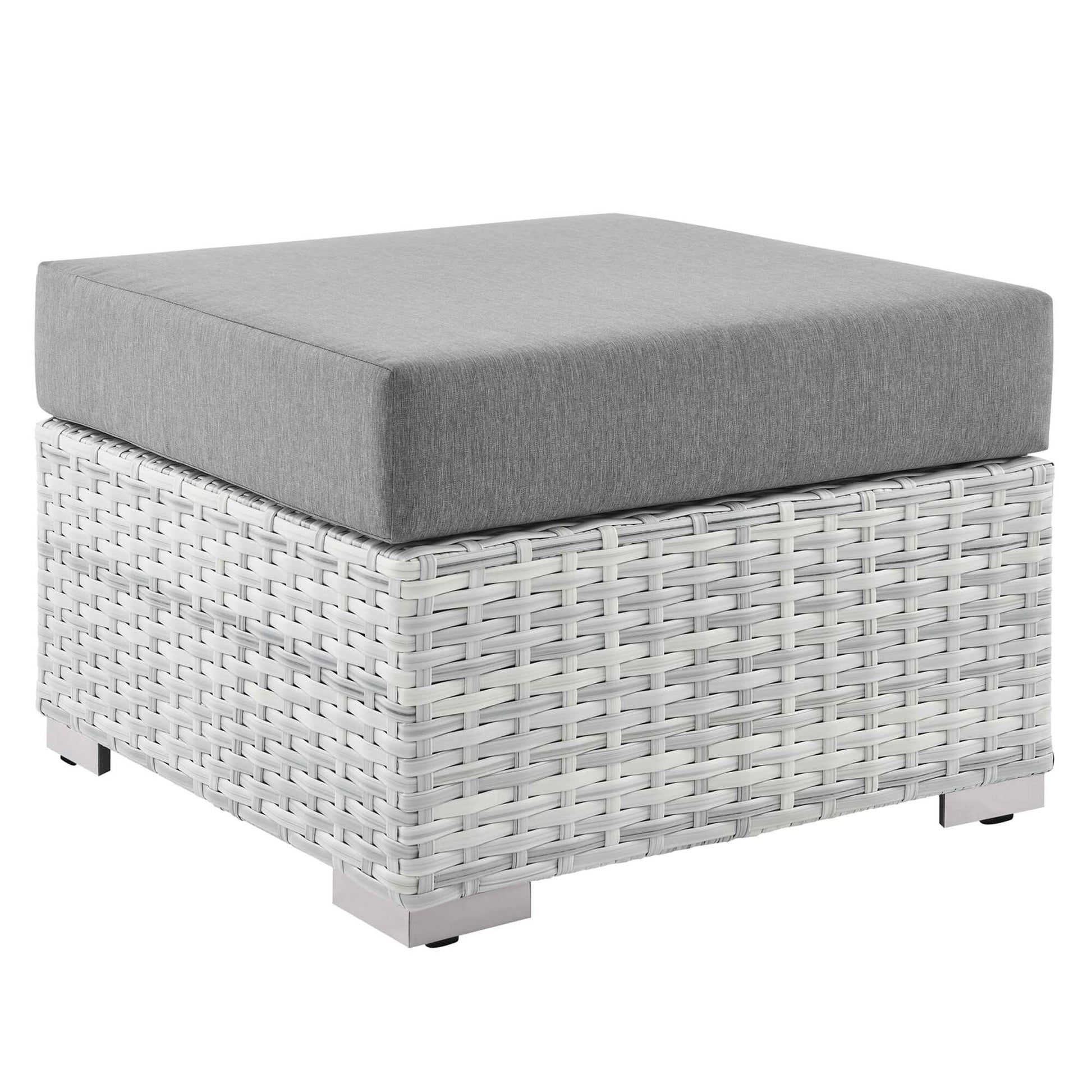 Convene 6-Piece Outdoor Patio Set in Light Gray Gray by Modway (EEI-5449) Conversation Set Modway 