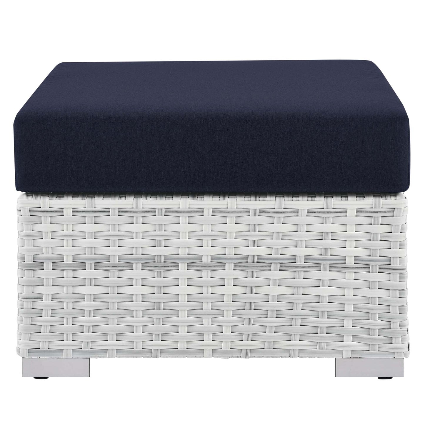 Convene 6-Piece Outdoor Patio Set in Light Gray Navy by Modway (EEI-5449) Conversation Set Modway 