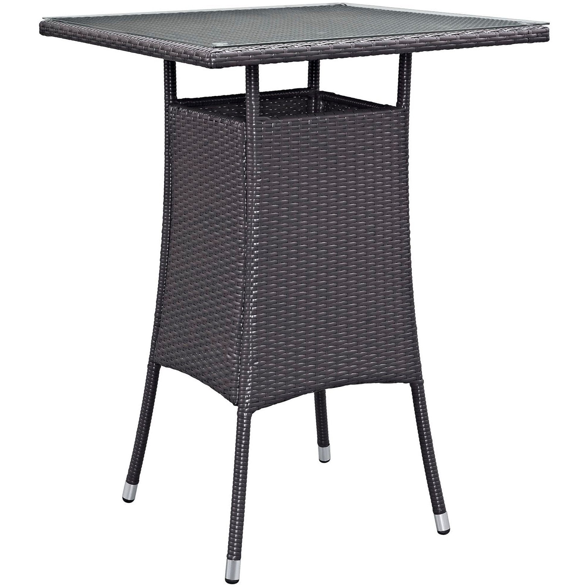 Convene Small Outdoor Patio Bar Table in Espresso by Modway (EEI-1955) Bar Table Modway 