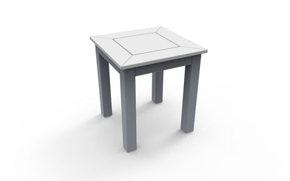 DEX 16" Square Side Table by Seaside Casual Outdoor Side Table Seaside Casual Furniture White 