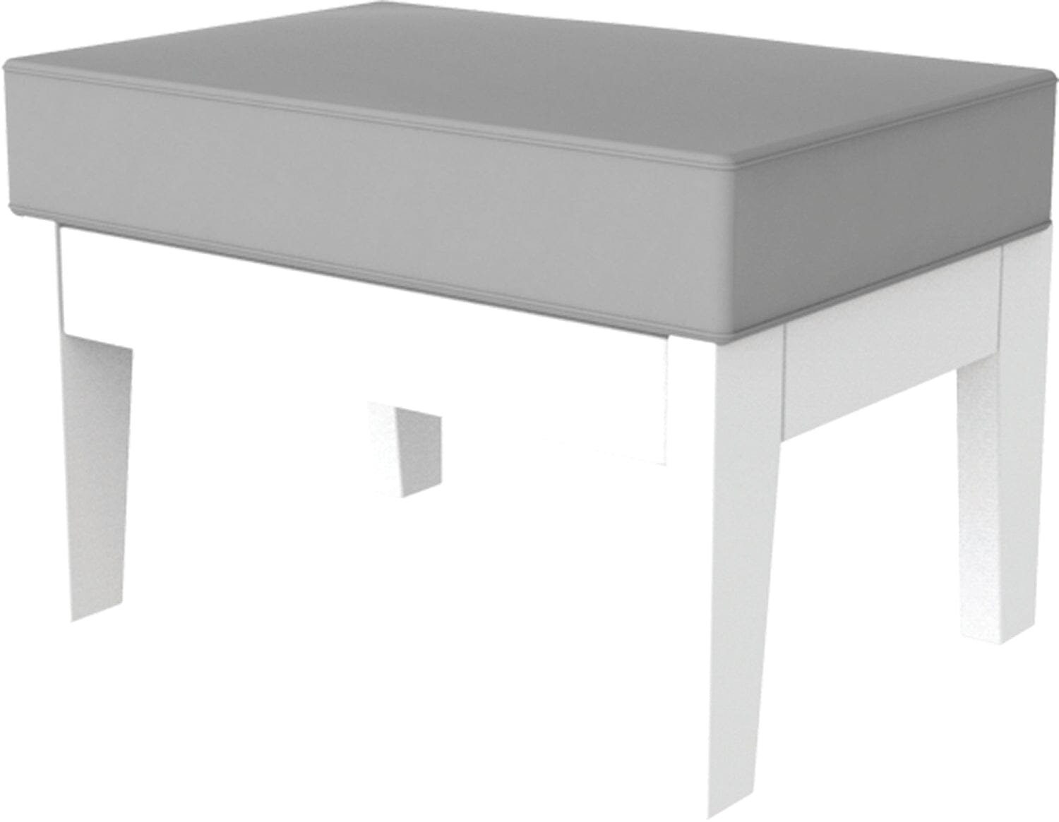 DEX 26" Ottoman (Cushion Included) by Seaside Casual Outdoor Ottoman Seaside Casual Furniture Heathered-Teak 