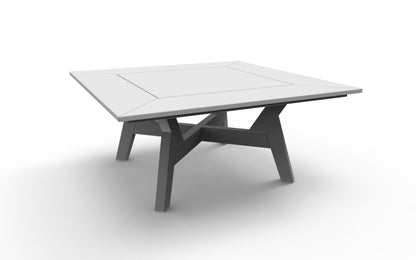DEX 36" Square Chat Table by Seaside Casual Outdoor Chat Table Seaside Casual Furniture White 