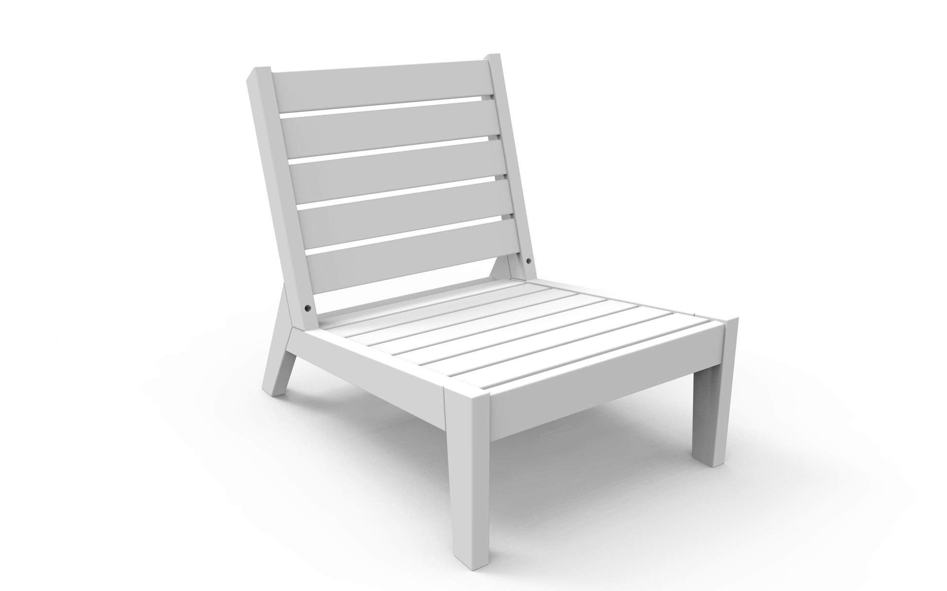 DEX Modular Armless Lounge Chair by Seaside Casual Outdoor Modular Seating Seaside Casual Furniture 