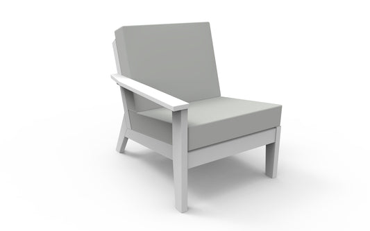DEX Modular Lounge Chair Right (LAF) by Seaside Casual Outdoor Modular Seating Seaside Casual Furniture 