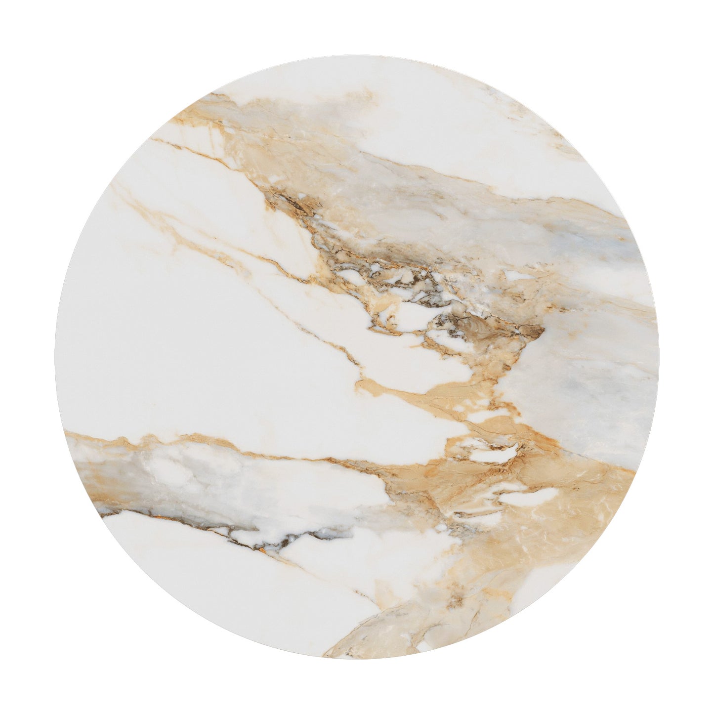 Oliver 48" Round Rimless Porcelain Dining Table Top by DecoScape (1039-427)