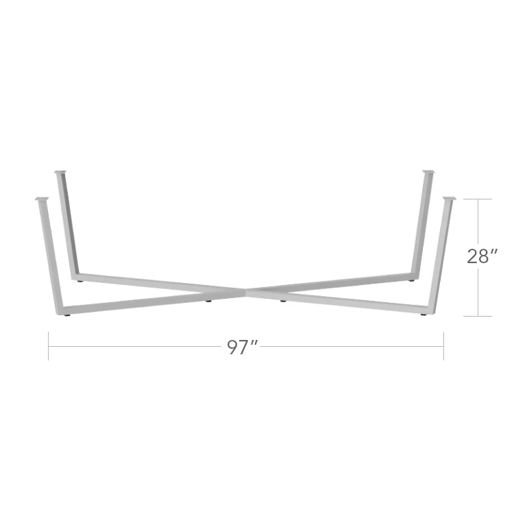 Contemporary Flat X 143 Style Dining Table Base by DecoScape (1030-618)