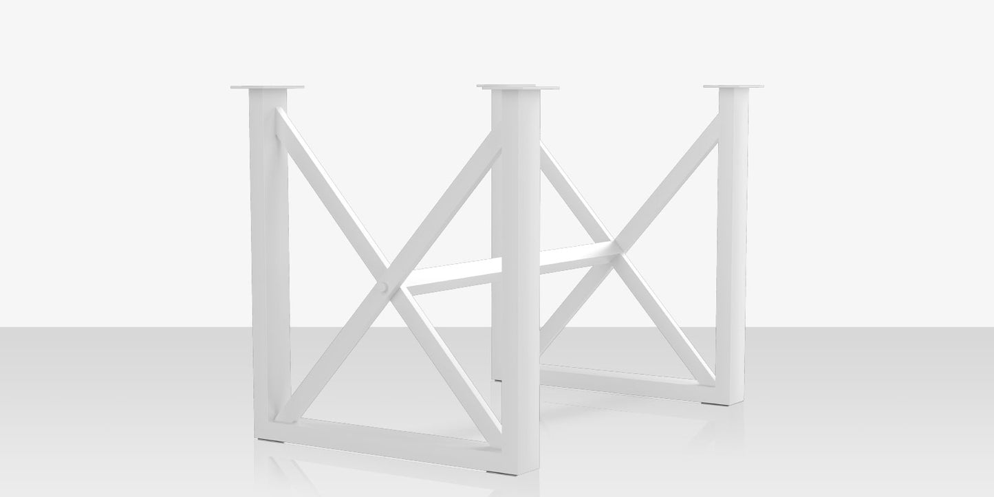 Contemporary  Square X Style Bar Table Base by DecoScape (1030-615)
