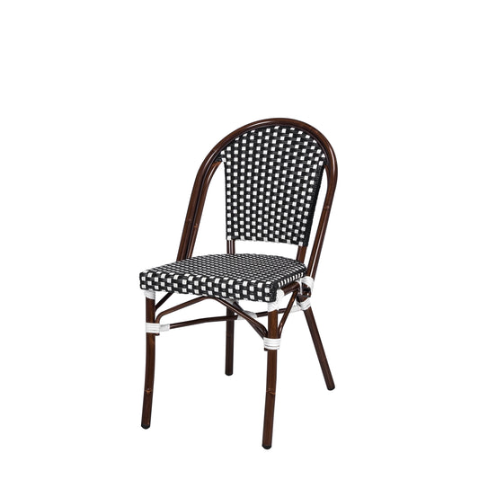Paris Dining Side Chair - Black & White by DecoScape (2203-162)