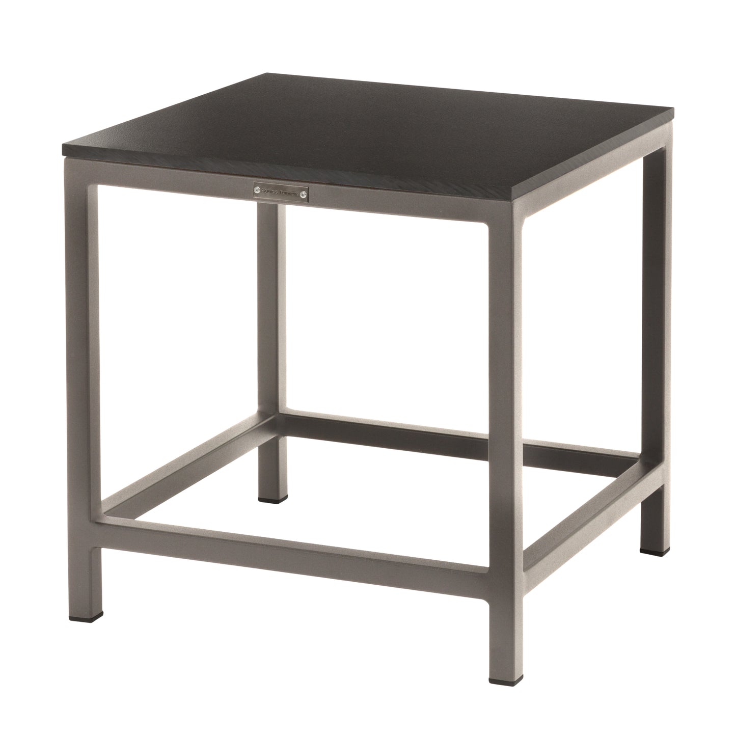 Delano Side Table Square w Duraboard Top by DecoScape (3209-322DB)