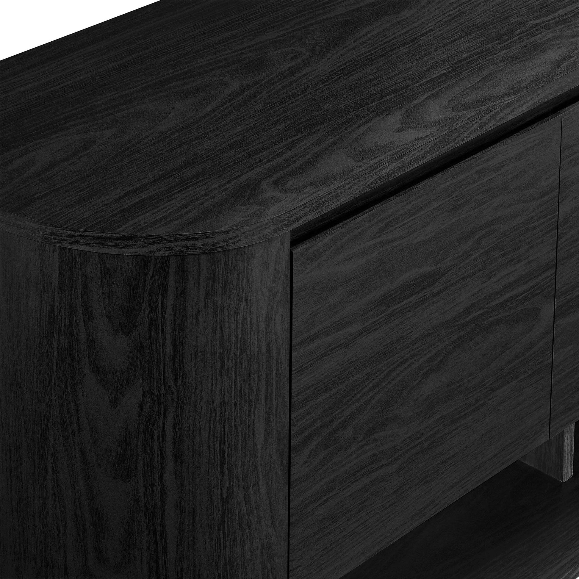 Duval 62 Inch Oval Sideboard (Black) by Modway Console Table Modway 