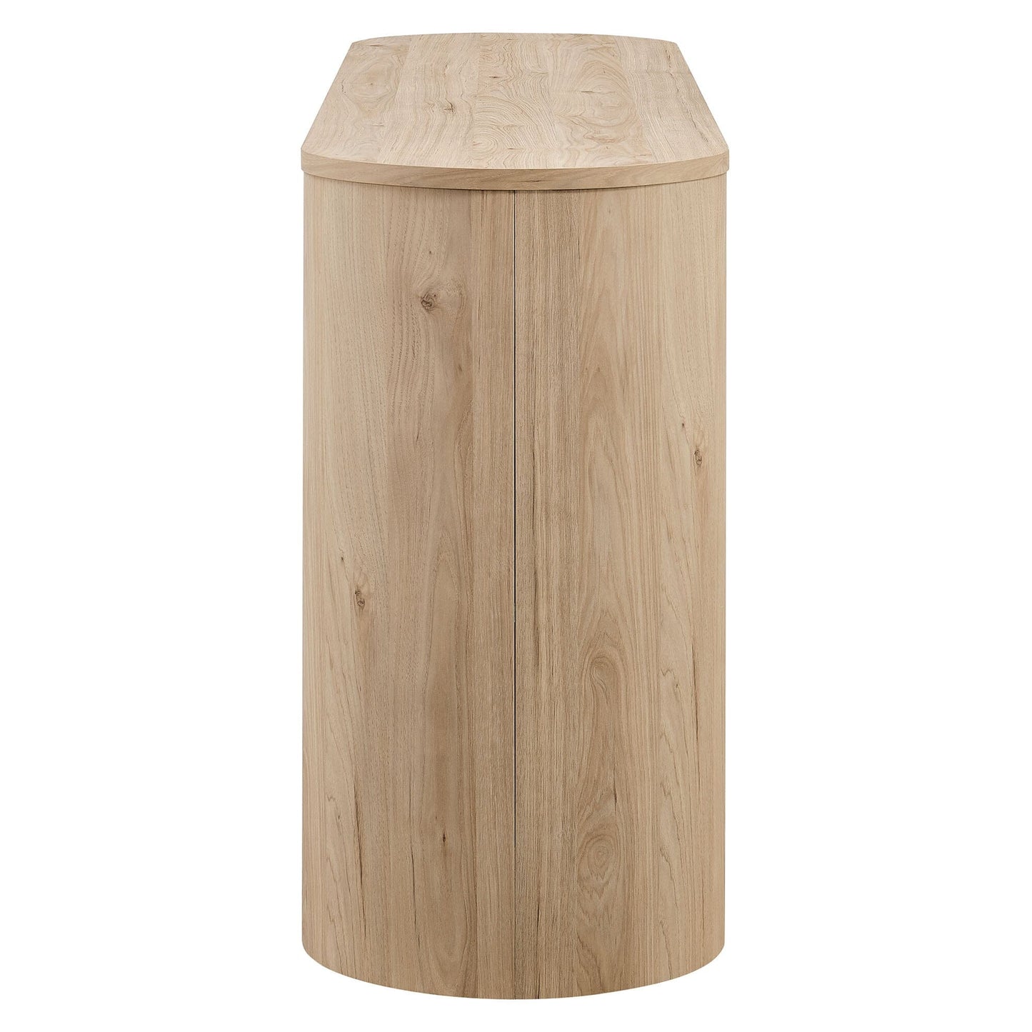 Duval 62 Inch Oval Sideboard (Light Oak) by Modway Console Table Modway 