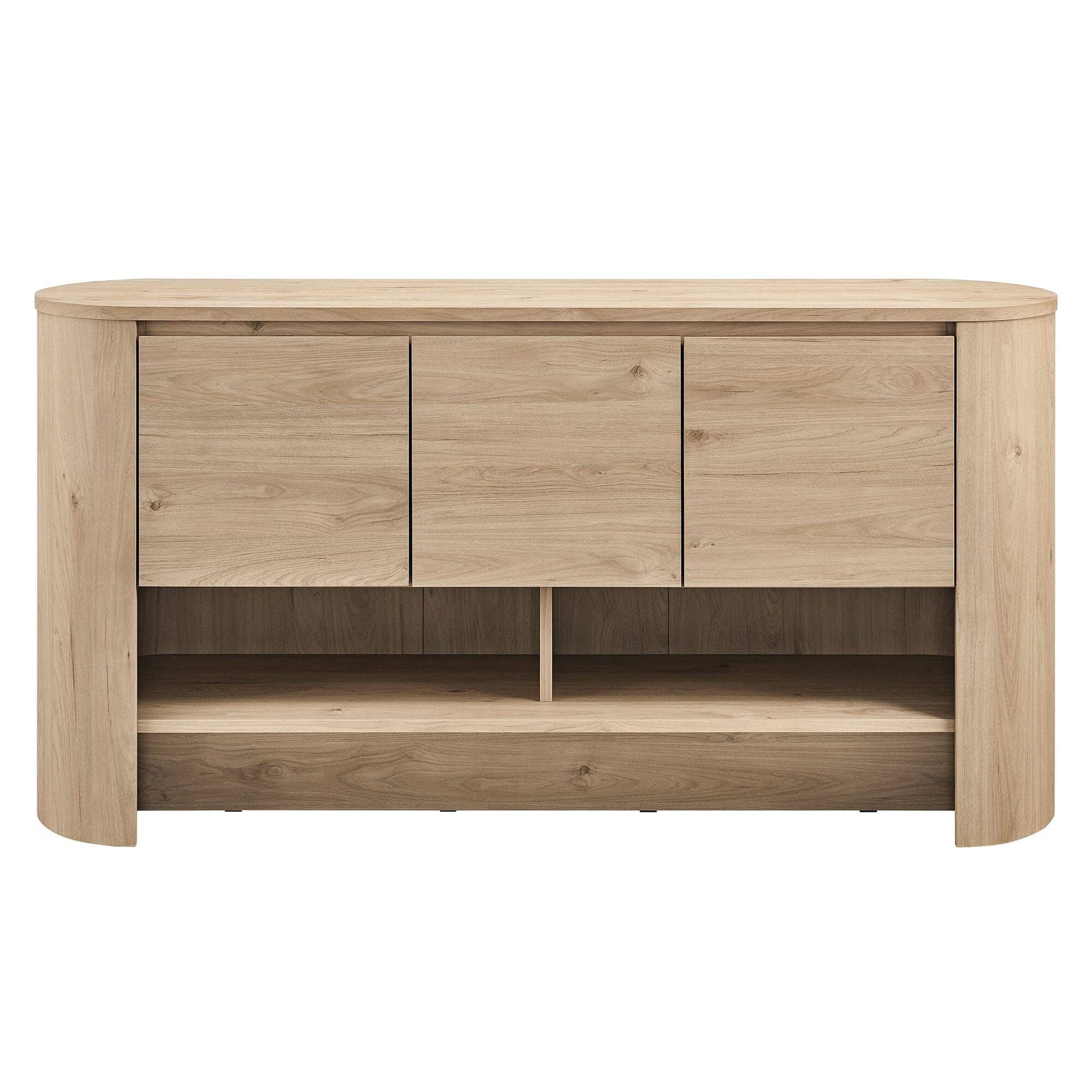 Duval 62 Inch Oval Sideboard (Light Oak) by Modway Sideboard / Credenza Modway 
