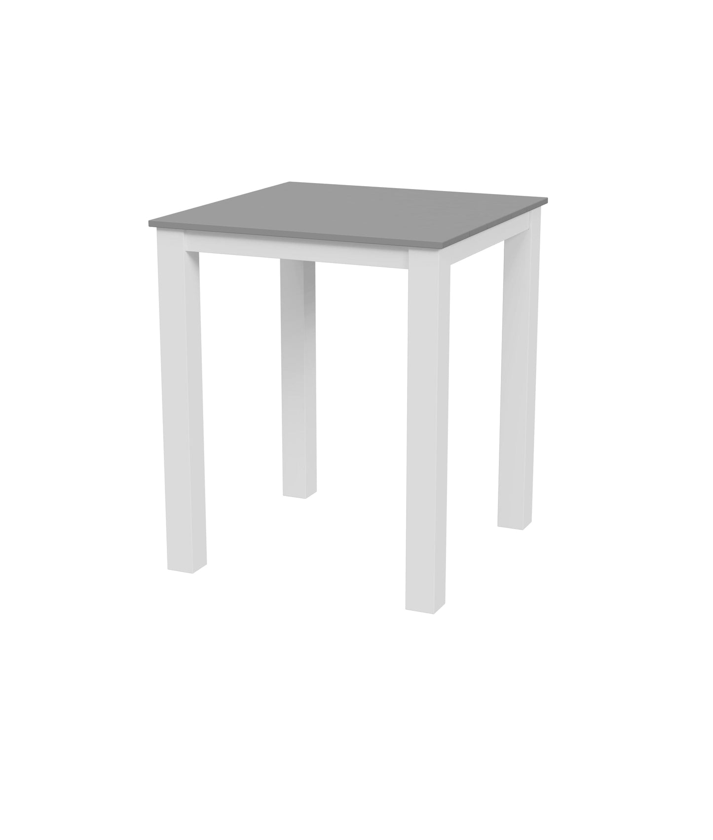 Greenwich 36" Square Bar Table by Seaside Casual Outdoor Bar Table Seaside Casual Furniture White 