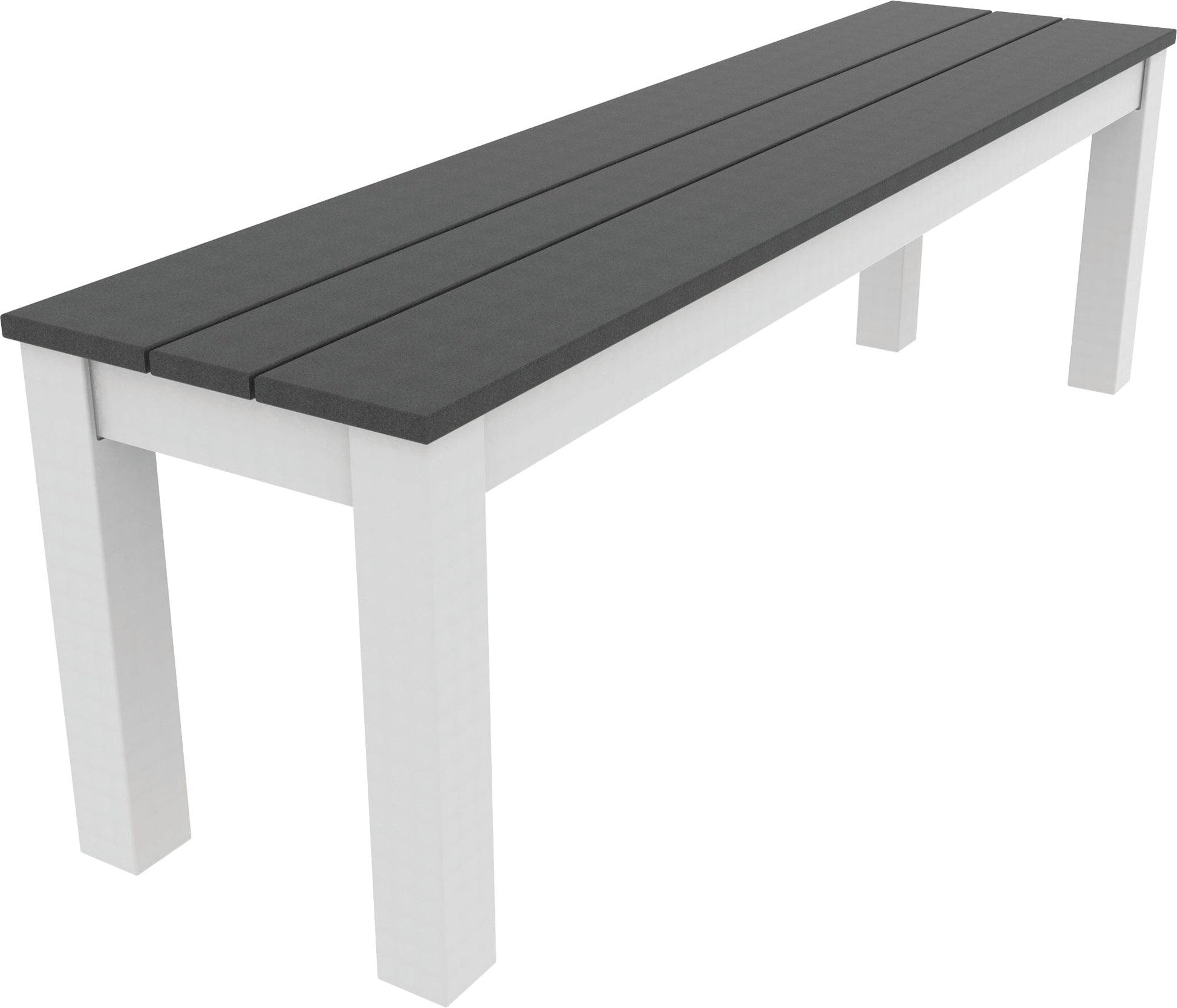 Greenwich 60" Dining Bench (Slatted) by Seaside Casual Bench Seaside Casual Furniture White 