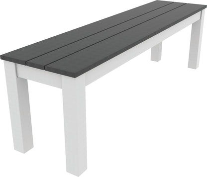 Greenwich 60" Dining Bench (Slatted) by Seaside Casual Bench Seaside Casual Furniture White 