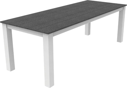 Greenwich 90" Rectangle Dining Table by Seaside Casual Outdoor Dining Table Seaside Casual Furniture White 
