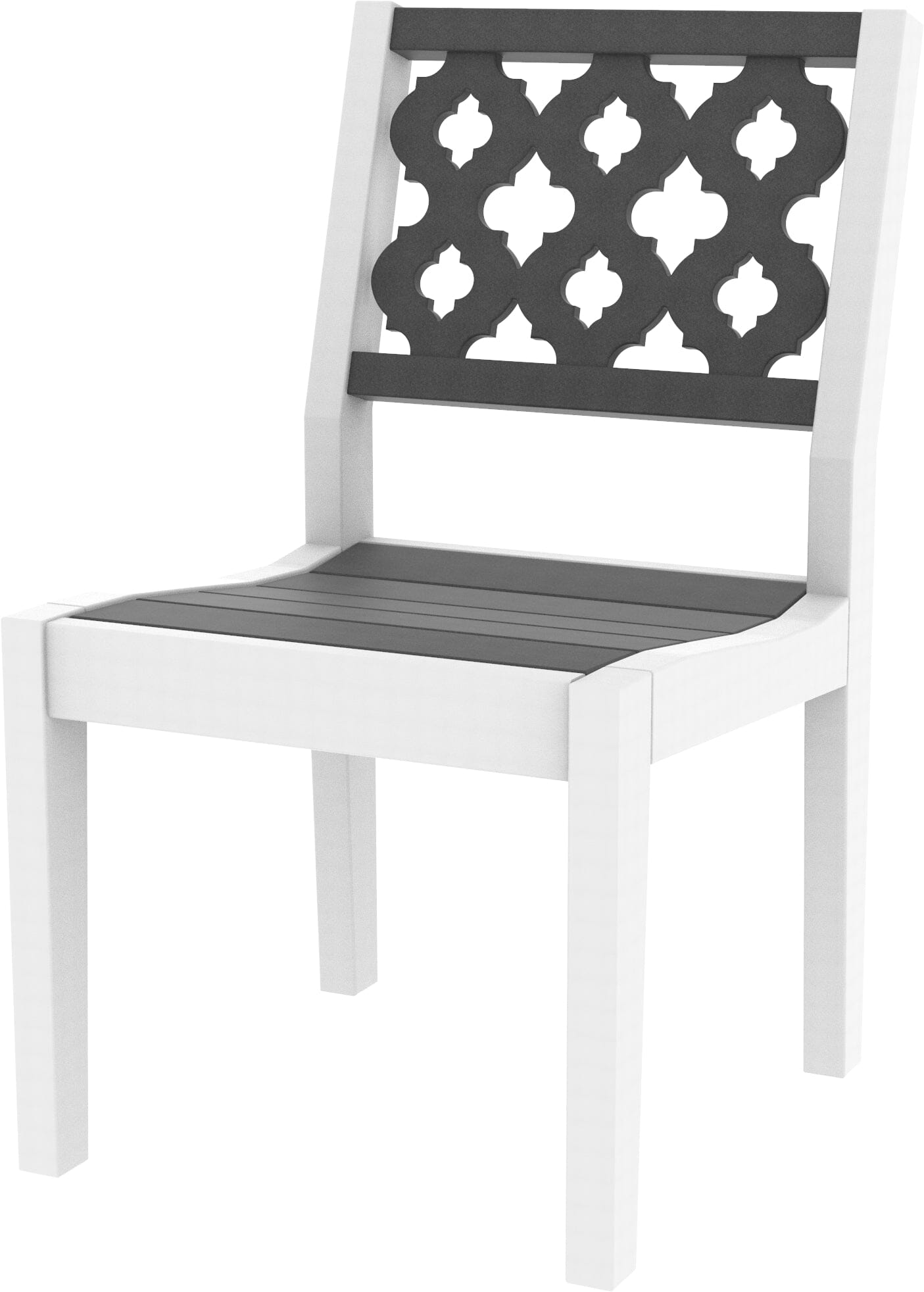 Greenwich Armless Dining Side Chair (Provencal) by Seaside Casual Outdoor Dining Chair Seaside Casual Furniture White No - Fitted Cushion 