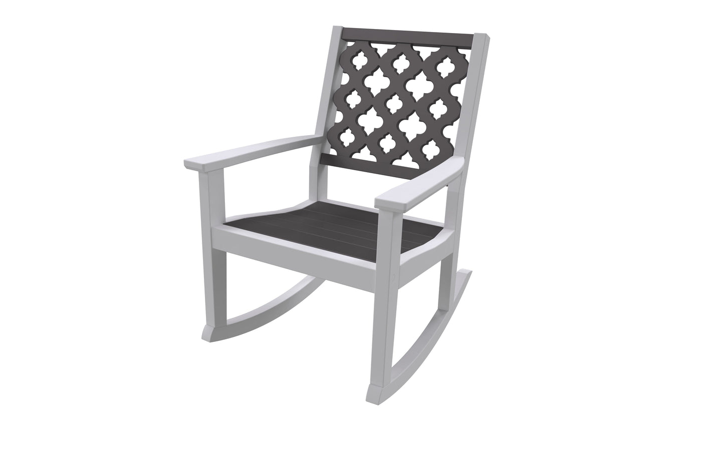 Greenwich Rocking Chair (Provencal) by Seaside Casual Outdoor Rocking Chair Seaside Casual Furniture White Yes - Fitted Cushion 