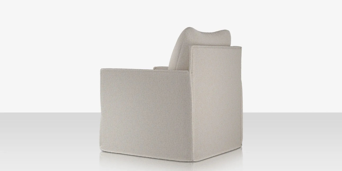 Luna Club Chair - Improve Stucco by DecoScape (1041-101-STU)
