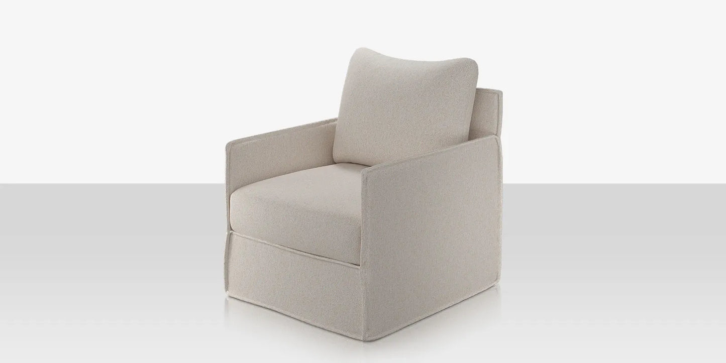 Luna Club Chair - Improve Stucco by DecoScape (1041-101-STU)