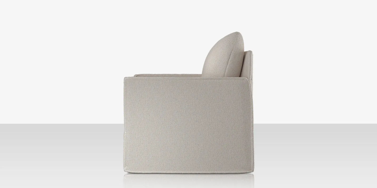 Luna Club Chair - Improve Stucco by DecoScape (1041-101-STU)