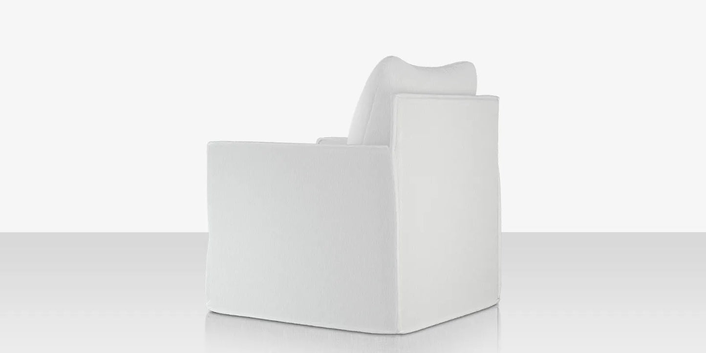 Luna Club Chair - Improve White by DecoScape (1041-101-WHT)