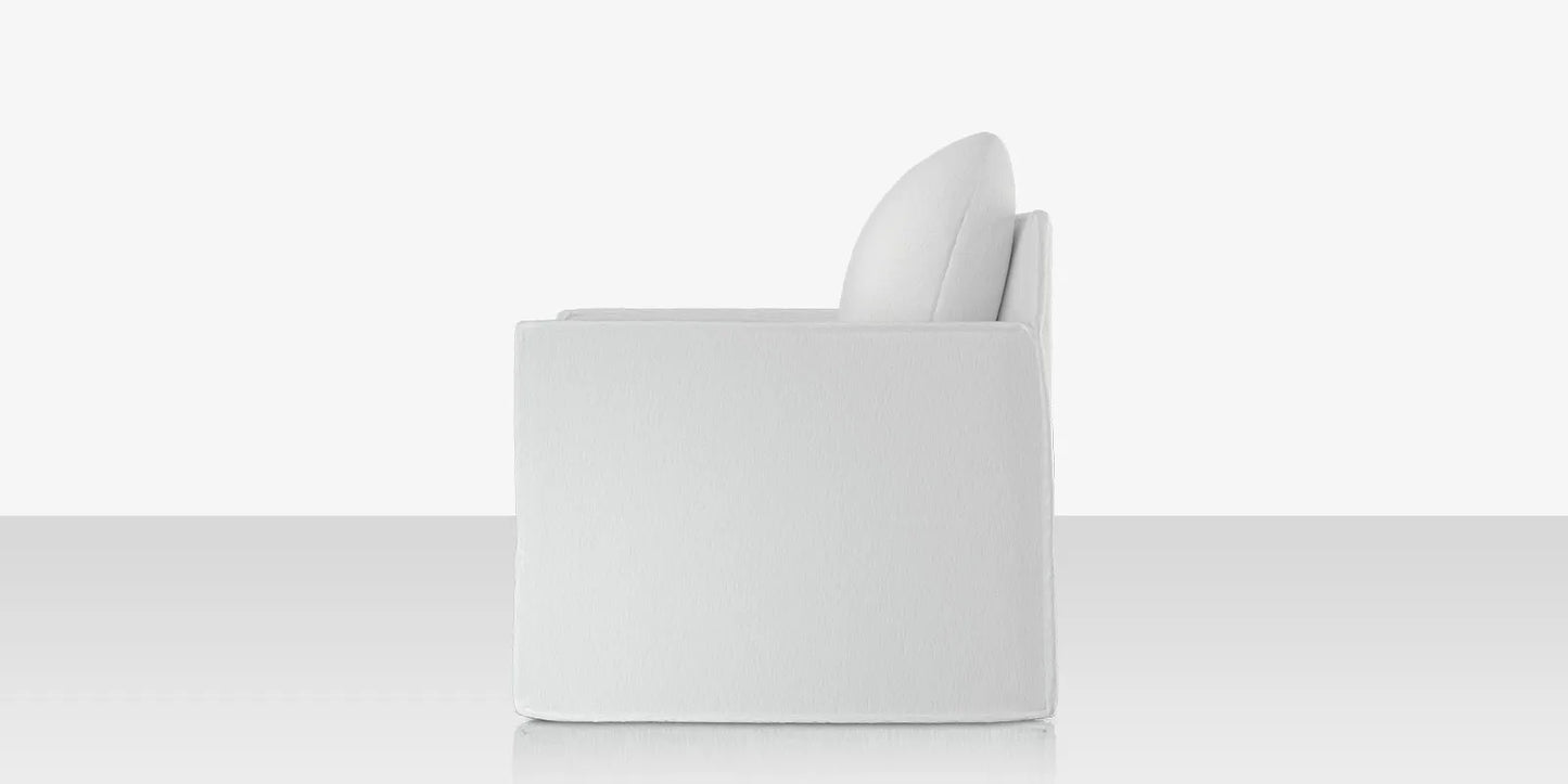 Luna Club Chair - Improve White by DecoScape (1041-101-WHT)