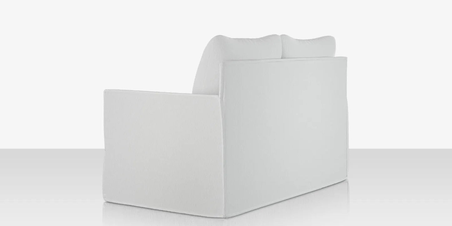 Luna Loveseat - Improve White by DecoScape (1041-102-WHT)