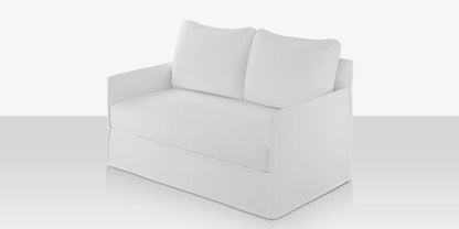 Luna Loveseat - Improve White by DecoScape (1041-102-WHT)