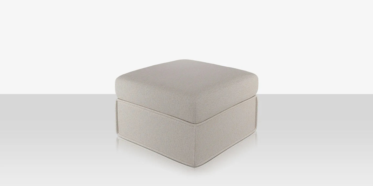 Luna Ottoman - Improve Stucco by DecoScape (1041-140-STU)
