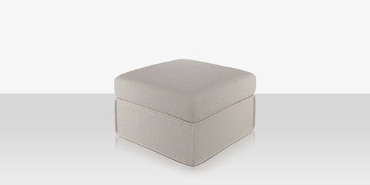 Luna Ottoman - Improve Stucco by DecoScape