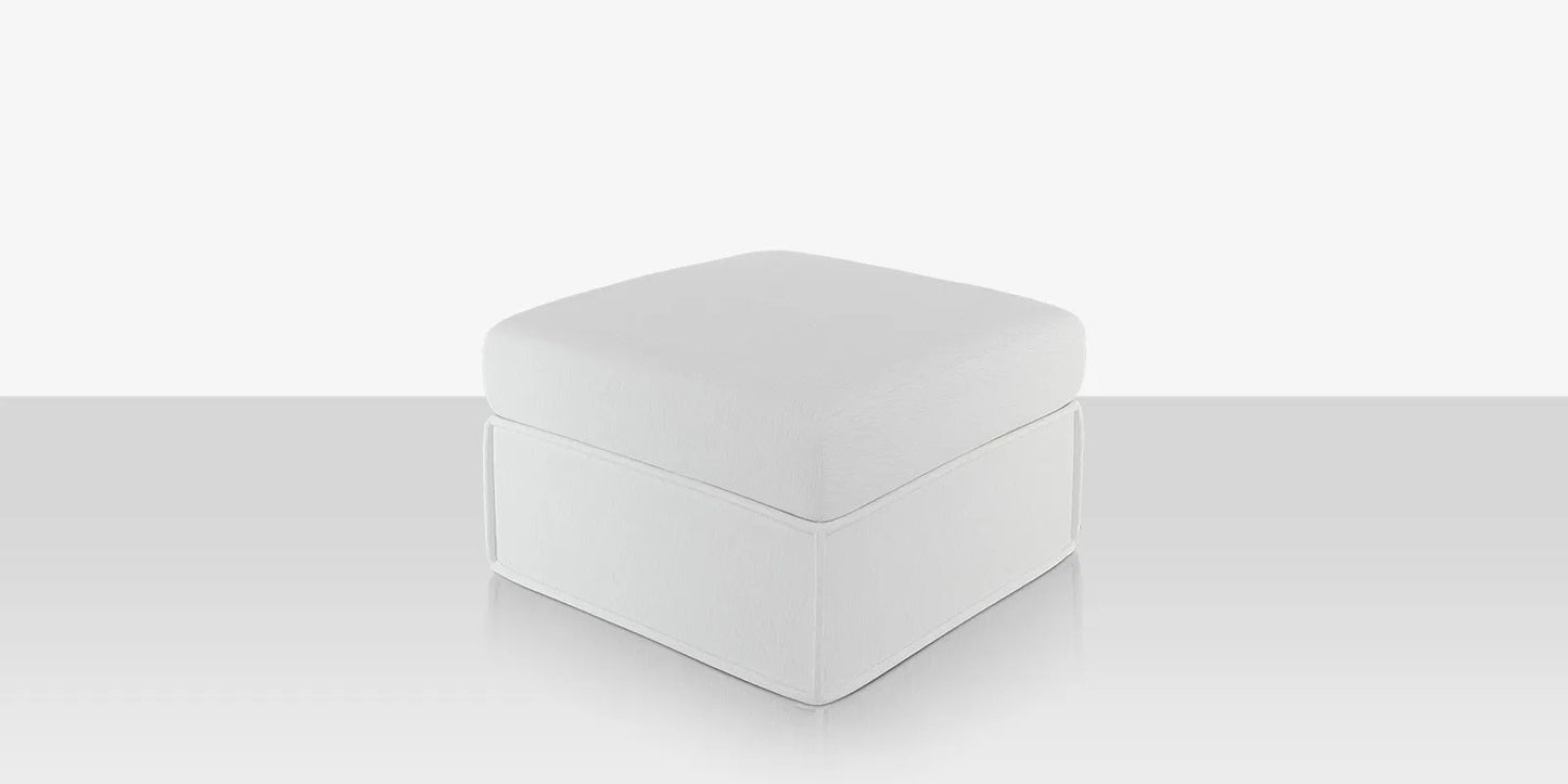Luna Ottoman - Improve White by DecoScape (1041-140-WHT)