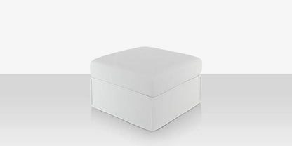 Luna Ottoman - Improve White by DecoScape (1041-140-WHT)