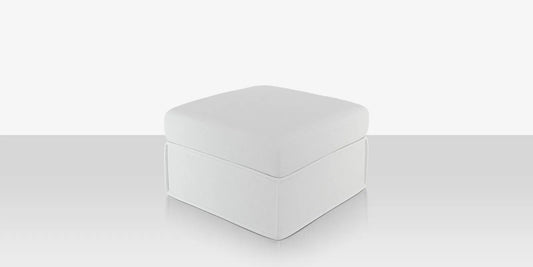 Luna Ottoman - Improve White by DecoScape