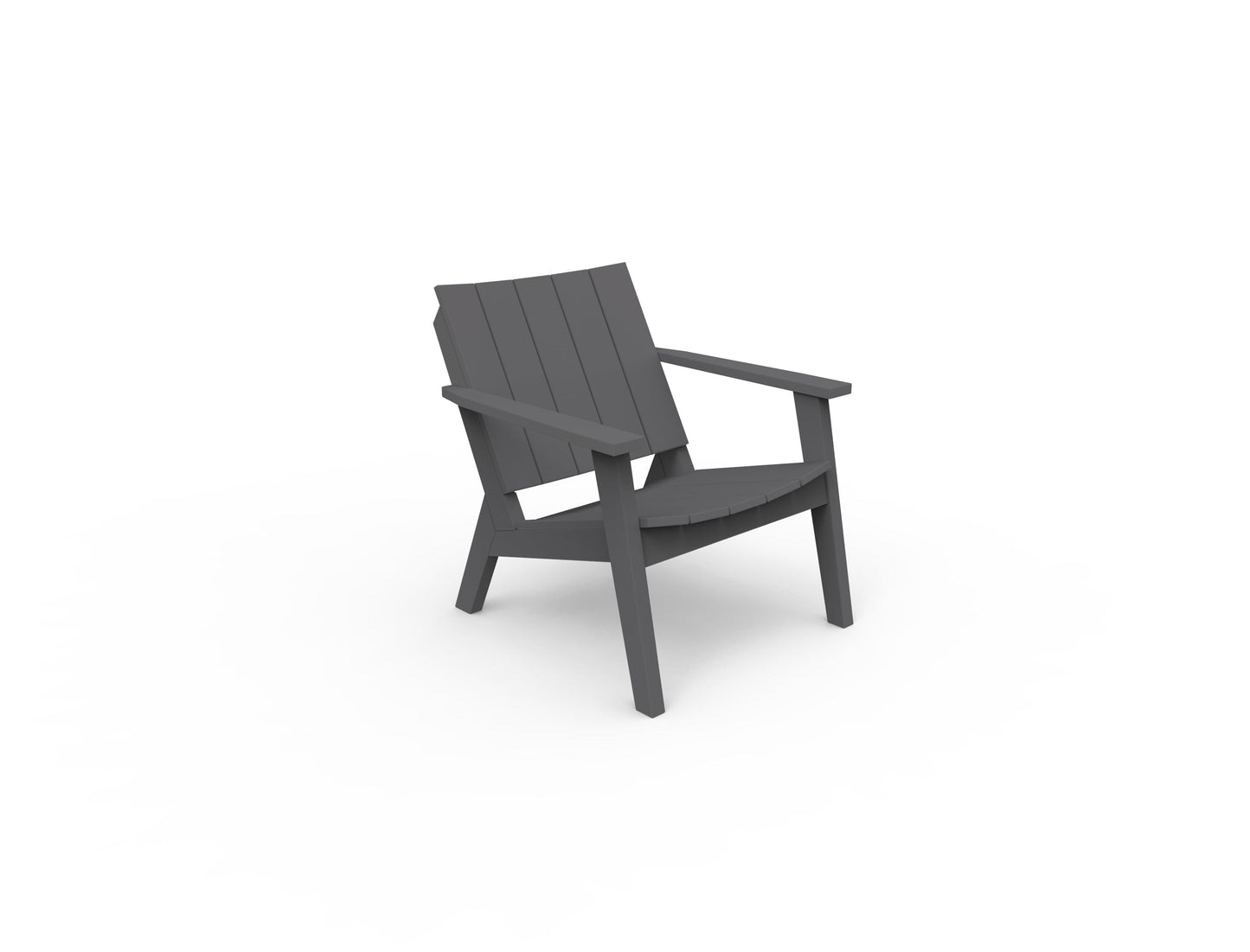 MAD 15" Chat Chair by Seaside Casual Outdoor Lounge Chair Seaside Casual Furniture Charcoal No - Fitted Cushion 
