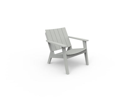 MAD 15" Chat Chair by Seaside Casual Outdoor Lounge Chair Seaside Casual Furniture Gray No - Fitted Cushion 
