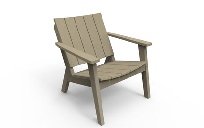 MAD 15" Chat Chair by Seaside Casual Outdoor Lounge Chair Seaside Casual Furniture Natural No - Fitted Cushion 