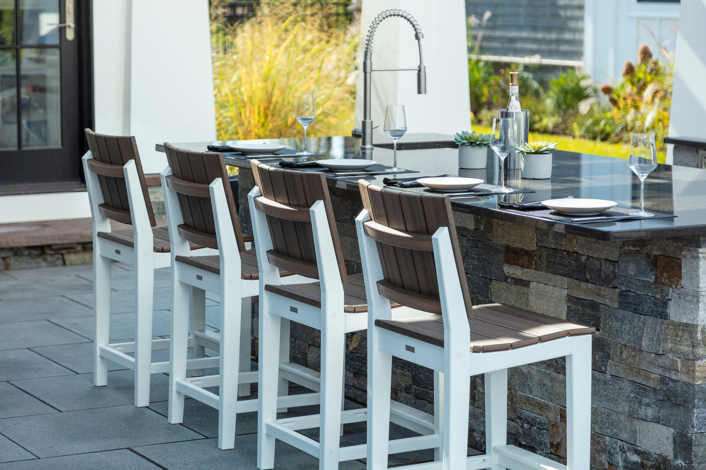 MAD 24" Balcony Side Chair by Seaside Casual Outdoor Balcony Chair Seaside Casual Furniture 